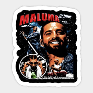 Maluma Vintage Bootleg Sticker